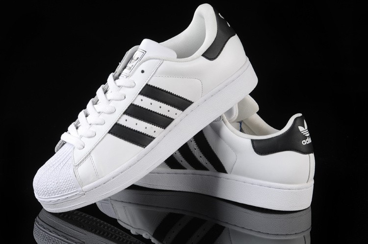 Mens Adidas 2011 Original Superstar II White/Black